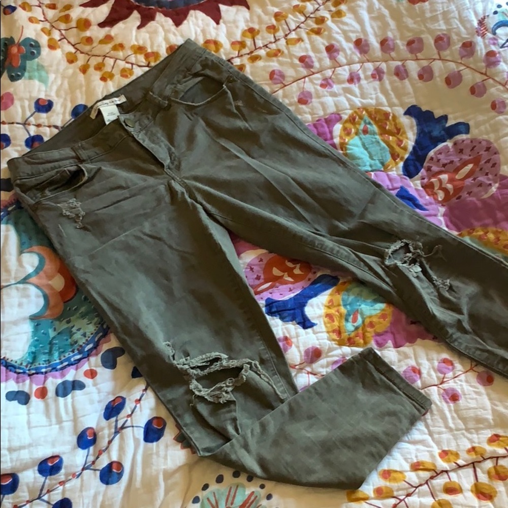 American Rag Army Green Pants (size: 7)